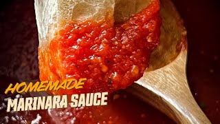 The BEST Homemade Marinara Sauce [upl. by Aerdnad]