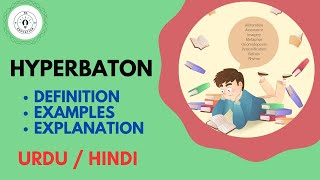 What is Hyperbaton Rhetorical Device Explain in Hindi  Urdu [upl. by Neeham300]