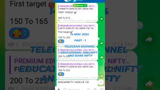 14 NOV 2024 PART  1 share midcapexpiry banknifty money subscribe like [upl. by Culhert646]