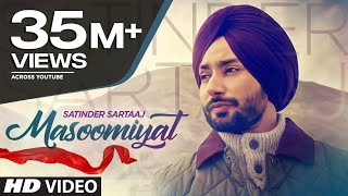 Satinder Sartaaj Masoomiyat Full Song  Beat Minister  Latest Punjabi Songs 2017  TSeries [upl. by Nerrol]