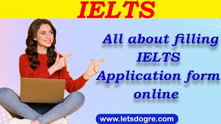 IELTS Registration  Online Form Filling [upl. by Aztiray]