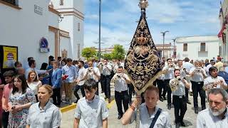 Al Señor de la Sagrada Cena  Santa Cruz de la Calle la Fuente de Rociana del Condado 2024 [upl. by Notnil165]