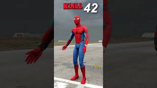 SUPERHEROES 100 THONAS PUNCH CHALLENGE 🔥🔥🔥 gta5 shorts spiderman hulk cartoon [upl. by Fromma]