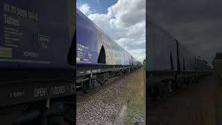 FULL POWER 3000 BHP 66757 west Somerset railway class 66 drax gbrailfreight with TONES [upl. by Melcher803]