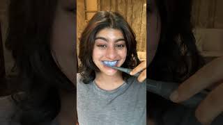 Colgate purple toothpaste review teethwhitening beauty makeup teeth smile makeup [upl. by Betsy]