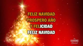 Feliz Navidad  José Feliciano  Karaoke with Lyrics [upl. by Nomannic]