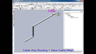 SP3D  Cable Way Routing 1 New Cable Way [upl. by Peppie]