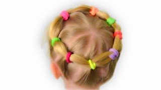 Cute Hairstyle for Girls  Summer Hairstyles with Braided Pigtails  Hairstyles by LittleGirlHair [upl. by Aridni]