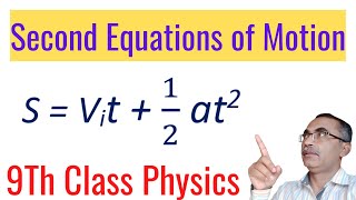 9Th Class Physics Chapter 2 Equations Of Motion  Second Equation  Smart Syllabus 2020 [upl. by Rafaj290]