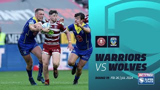 Highlights  Wigan Warriors v Warrington Wolves  2024 Betfred Super League Round 19 [upl. by Oah185]