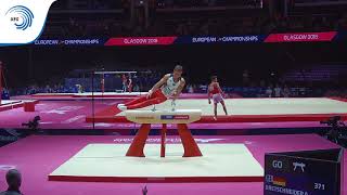 Andreas BRETSCHNEIDER GER  2018 Artistic Gymnastics Europeans qualification pommel horse [upl. by Russian866]