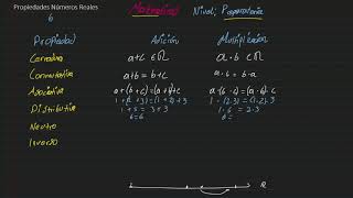 Propiedades Aditivas y Multiplicativas de números Reales  Matemáticas Preparatoria [upl. by Hsemar509]