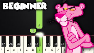 The Pink Panther Theme  BEGINNER PIANO TUTORIAL  SHEET MUSIC by Betacustic [upl. by Lleder794]