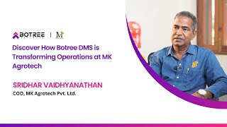 Discover how Botree DMS is transforming operations at MK Agrotech [upl. by Lletnom]