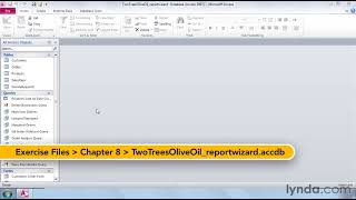 Access Tutorial  How to create a report [upl. by Aluino]