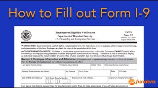 How to Fill out Form I9 Easy StepbyStep Instructions [upl. by Beaufert]