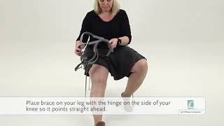 How to Tie and customize your Ossur Unloader One Short Smardosing Knee Brace [upl. by Otsenre]