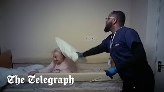 Care workers caught by hidden camera abusing elderly woman with dementia [upl. by Goran346]