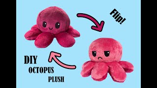 DIY reversible OCTOPUS PLUSHHD 1080p [upl. by Akenat]