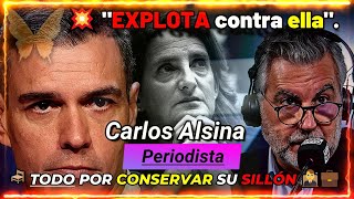 📻🎙 Carlos Alsina hasta los 🥚🥚 de la españolista Teresa Ribera 💥 quotEXPLOTA contra ellaquot [upl. by Lleret742]