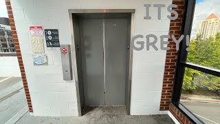 The Elmwood Garage Elevator in Roanoke VA has been painted It is grey [upl. by Gennie]