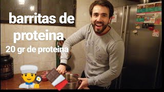 RECETA  Barras de Proteína Caseras 😍😱😱SIN HORNO SIN BATIDORA [upl. by Ycnej]