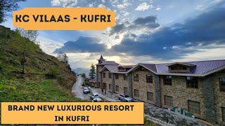 KC VILAAS RESORT  Kufri  Brand new luxury resort in Kufri Fagu  Shimla  Maini Tour N travels [upl. by Aninaj]