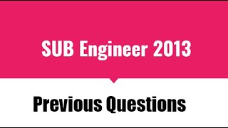 1 Sub Engineer  KSEB  2013  Kerala PSC  Electrical Engineering  Previous Question [upl. by Rivkah]