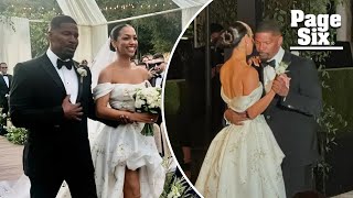 Inside the lavish wedding of Jamie Foxx’s daughter Corinne Fatherdaughter dance celeb guests [upl. by Morlee]