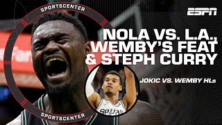 Zion Williamson was ELECTRIC Wemby vs Jokic amp Steph Curry is back  SportsCenter [upl. by Webb8]