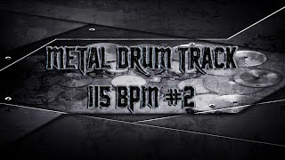 Groovy Heavy Metal Drum Track 115 BPM  Preset 20 HQHD [upl. by Meesaw]