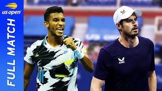 Felix AugerAliassime vs Andy Murray Full Match  US Open 2020 Round 2 [upl. by Honniball966]