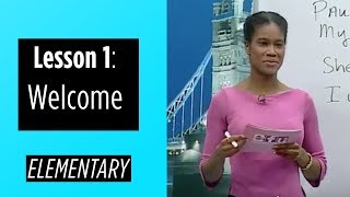 Elementary Levels  Lesson 1 Welcome [upl. by Ahsieyk98]