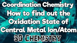 CC5Oxidation State of Central Metal atom or ion in a coordination compoundneettamil jeetamil [upl. by Wistrup]