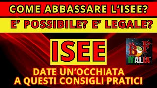 COME ABBASSARE LISEE Consigli Pratici per Ottimizzare la Vostra Situazione Finanziaria [upl. by Mikal798]