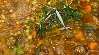 Vegetable beef barley soup recipe [upl. by Dannel]