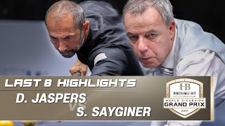 Hotel Inter burgo Wonju W3GP 2021 Last 8  Dick JASPERS NED vs Semih SAYGINER TURHL [upl. by Gwenette973]