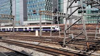 Class 345 345017 and Class 800 800305 arriving at Paddington Station on 140718 [upl. by Rellek]