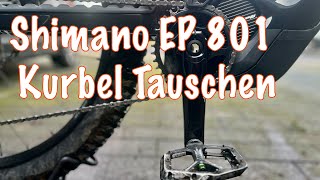 So einfach geht der Kurbeltausch am Shimano EP 801 Motor 124 [upl. by Philbin]