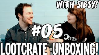 JULY LOOTCRATE UNBOXING  MandoPony amp The Real Sibsy  Episode 5 [upl. by Popele]