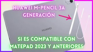 MPencil 3gen SI ES COMPATIBLE con la matepad 115 2023 y anteriores [upl. by Daffie]