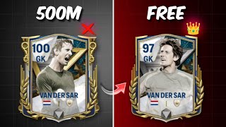 HALL OF LAGENDS 100 OVR VAN DER SAR AND 97 OVR FREE VAN DER SAR FC MOBILE 🔥 BEST GK IN FC MOBILE [upl. by Dranoel229]