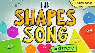 The Shapes Song and More 😀 🔴 💖 Learning songs for kids [upl. by Retsim823]