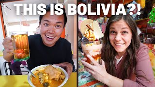 WHAT TO SEE IN LA PAZ  BOLIVIAN FOOD TOUR  BOLIVIA TRAVEL VLOG [upl. by Eanej686]