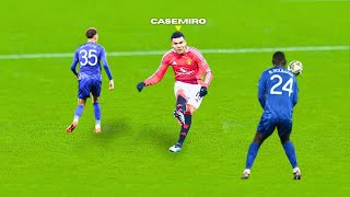 FIVE STAR PERFORMANCE Casemiro vs Leicester City✨✨✨✨✨ [upl. by Yak]