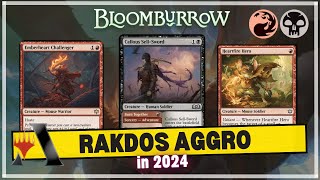 Learning Rakdos Aggro Bloomburrow 2024  MTG Arena Standard [upl. by Kurtis]