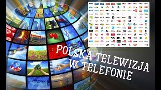 Telewizja w telefonie lub laptopie wszystkie kanały polskie [upl. by Enavi]