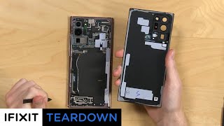 Samsung Galaxy Note 20 Ultra 5G LIVE Teardown [upl. by Esinehc754]