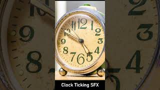 ASMR Clock Sound  Clock Ticking SFX  Watch Sound [upl. by Bride]