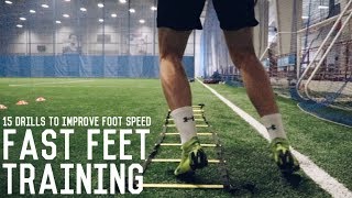 15 Fast Footwork Exercises  Increase Your Foot Speed With These Speed Ladder Drills [upl. by Artenra]